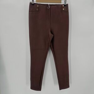 MARC NEW YORK Pants Womens S Chocolate Brown Pull On Full Control Waistband NWT